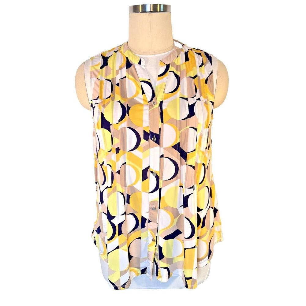 Elevate your wardrobe with the Cocomo Women's 2X Tank Blouse, a versatile piece